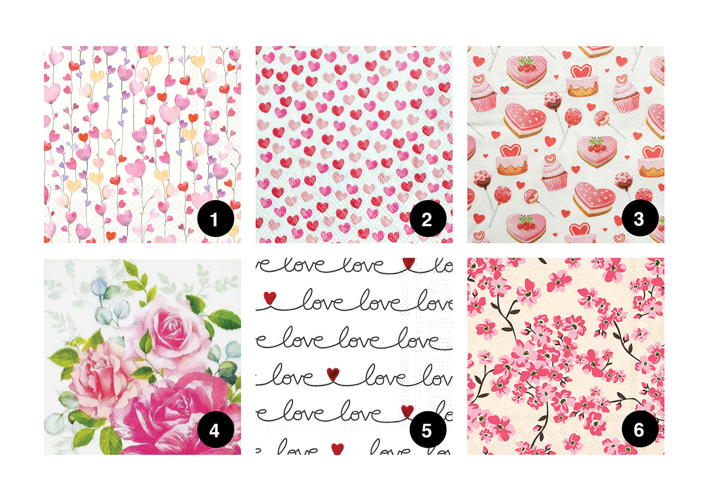 DIY Clam Shell Valentine's Day Mini Decoupage Kit
