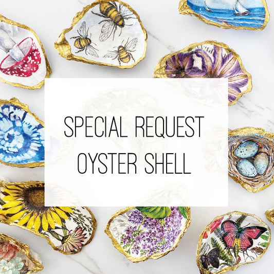 Special Request Oyster Shell Trinket Ring Dish